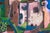 Mid 20th Century Framed 1940s Abstract Landscape Painting by Morris Shulman For Sale - Image 5 of 6