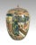 Antique Chinese Peach Orange Pavillion Ginger Jar With Celebration Parade and Red Crowned Cranes For Sale In Tampa - Image 6 of 12