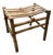 Late 20th Century Bamboo Stool For Sale