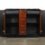 Wood Art Deco Walnut & Black Lacquer Curved-Front Cabinet W/ Verde Saint Denis Top For Sale - Image 7 of 15