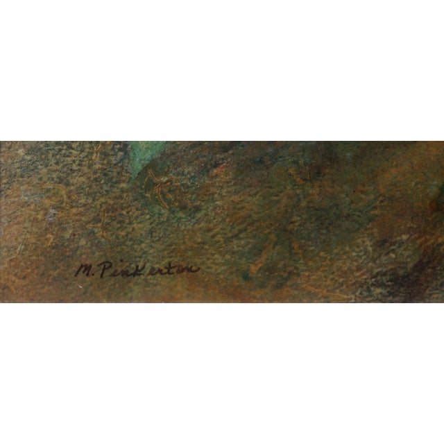 Contemporary Angel Trumpets Floral by Miriam Prince Pinkerton For Sale - Image 3 of 4