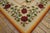 1890s Ivory Roses Floral Antique English Needlepoint Rug 6'10" X 7'6" Flatweave Wool Carpet For Sale In New York - Image 6 of 6