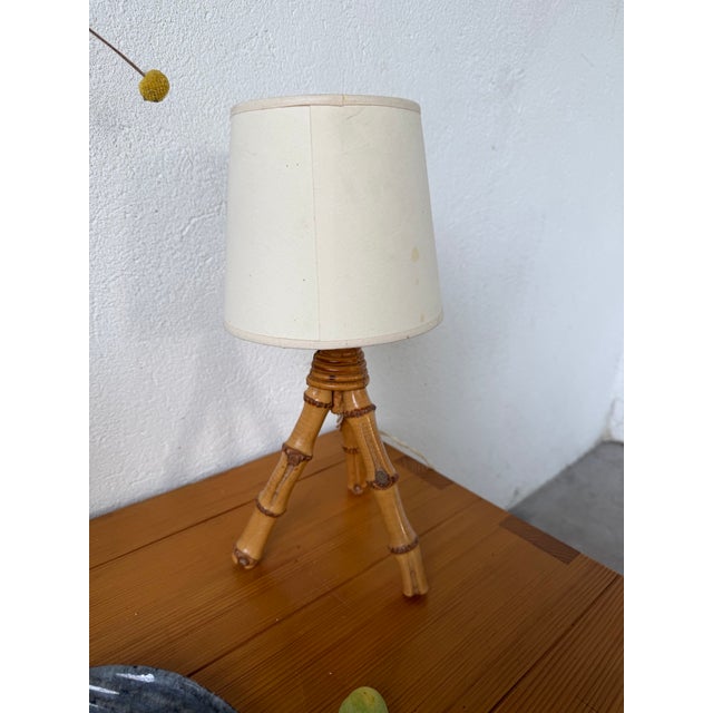 Vintage Rattan Table Lamp, 1960s For Sale - Image 13 of 18