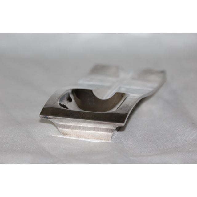 1970s Vintage Silver Cigar Ashtray, 1970s For Sale - Image 5 of 16