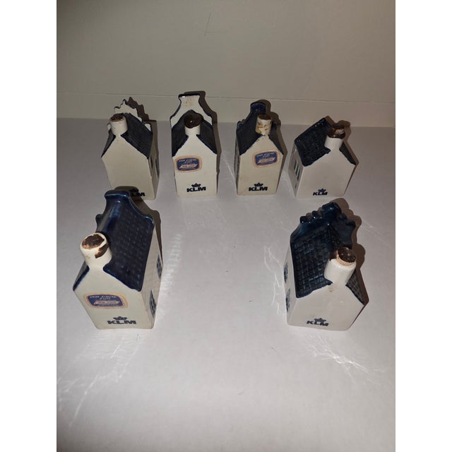 KLM Dutch Delft Miniature Building Liquor Bottles For Sale In San Antonio - Image 6 of 9