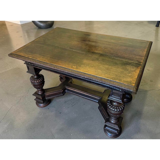 Antique 19th Century Renaissance Style Side Table or Desk.
