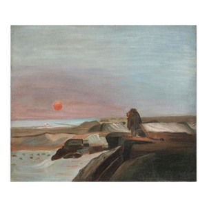 Early 20th Century Study of Jean Leon Gerome Ferris' Lion -- The Two Majesties by Jean Leon Gerome Ferris