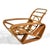 Paul Frankl Paul Frankl 6-Band Rattan Pretzel Arm Chaise For Sale - Image 4 of 9