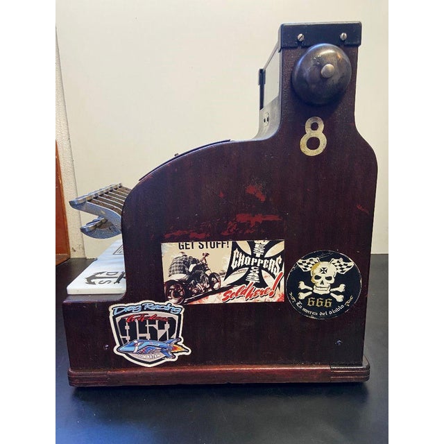 Vintage German Mechanical Cash Register, 1920s For Sale - Image 6 of 16