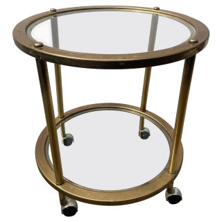 Vintage French Bar Cart, 1971 For Sale