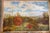 Atmospheric Russian/Soviet-era landscape oil painting on canvas, signed and dated 1985 at the lower right. This original...