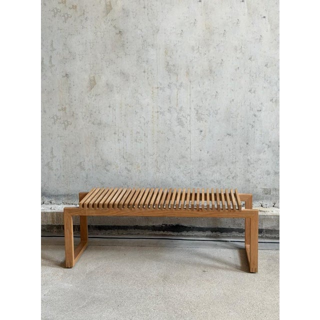 Brown Cutter Bench by Niels Hvass for Trip Trap, Denmark, 1970s For Sale - Image 8 of 8
