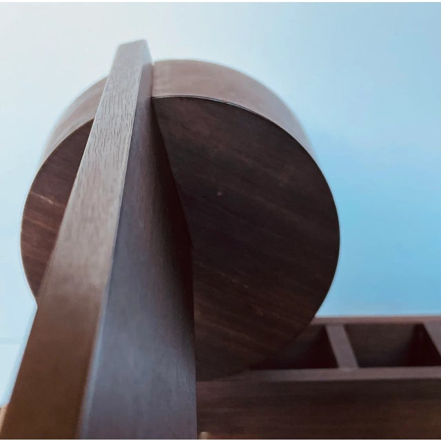 Late 20th Century Tom Shiner Ebony Chair For Sale - Image 4 of 4