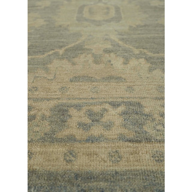 Turkish Oushak Rug 3'11" x 6'2" #21330 For Sale - Image 3 of 8