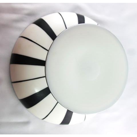 1930s Art Deco Glass Footed Bowl With Plate For Sale In Saint Louis - Image 6 of 12