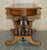 Antique Carved Burl Walnut and Green Leather Coffee Table, 1880 For Sale - Image 13 of 18