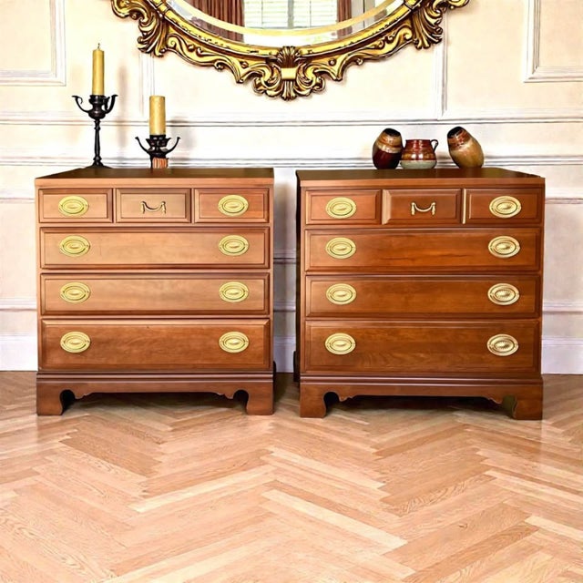 Crafted from 100% solid cherry this rare matched pair features exceptional craftsmanship and elegant proportions that work...