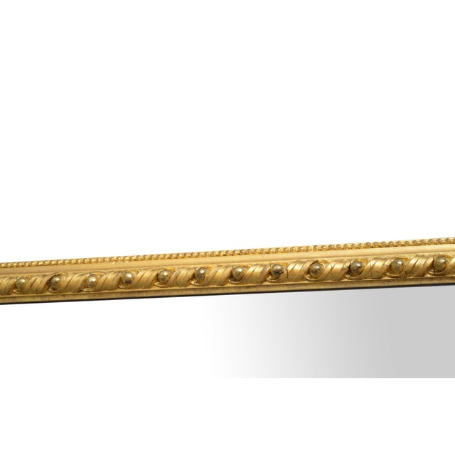 K0355 a exceptionally fine early victorian horizontal wall mirror (circa 1850), retaining its magnificent original glass,...