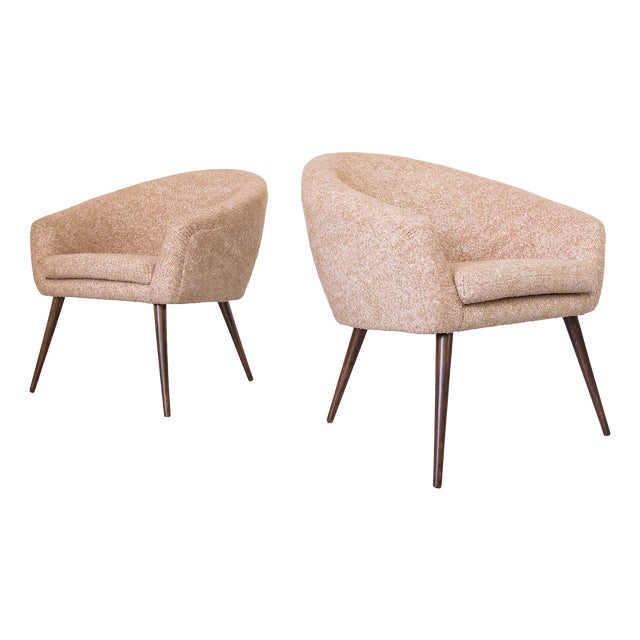 Vintage Shell Armchairs from LFM, Poland, 1970s, Set of 2 For Sale