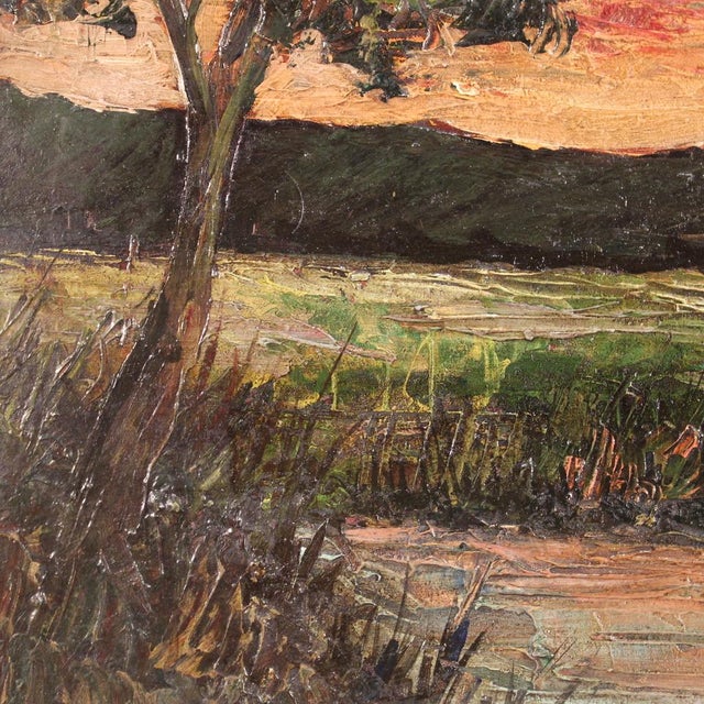 F. Rontini, Landscape, 1940s, Oil Painting For Sale - Image 12 of 16
