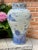 Chinese Celadon Floor Vase With Freehand Style Landscape Scene For Sale - Image 10 of 11