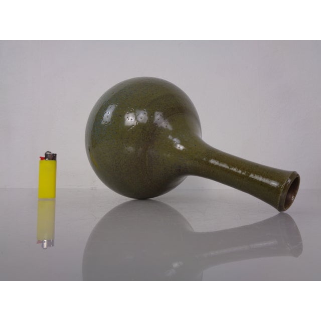 Minimalist Studio Ceramic Vase by Mathies Schwarze, Germany, 1960s For Sale - Image 10 of 14