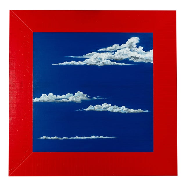 Ben Buissink, Glass Bottom Flying Carpet, 2000, Oil Painting on Canvas For Sale