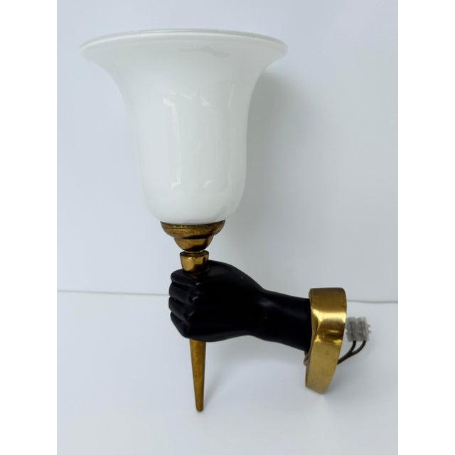 Nubian Hand Wall Sconce by John Devoluy For Sale In Buffalo - Image 6 of 10