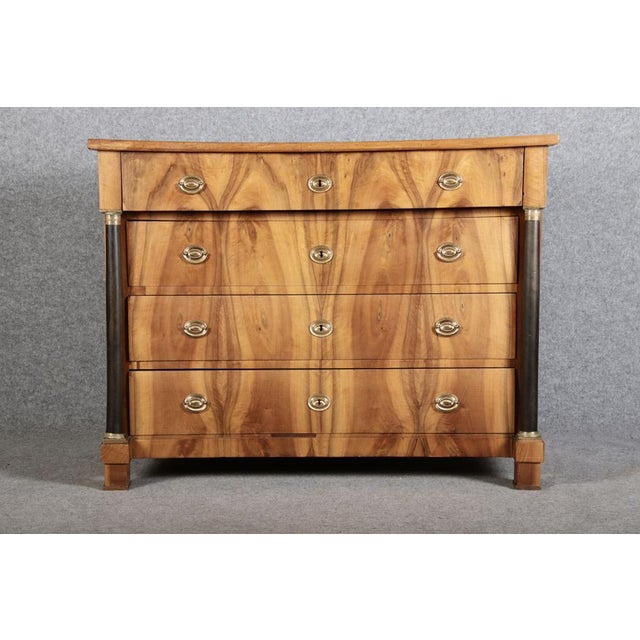 Antique Empire Writing Chest of Drawers in Walnut, 1810s For Sale - Image 18 of 18
