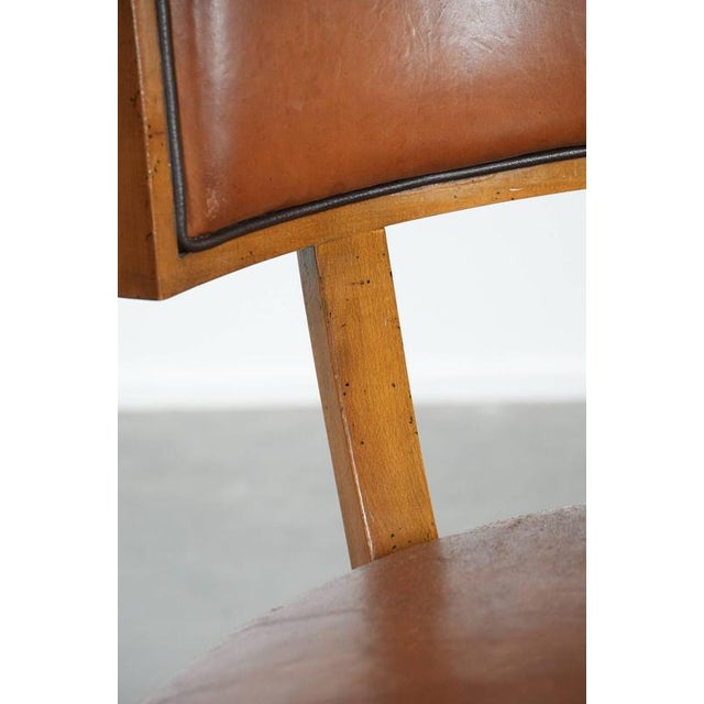 Vintage Cocktail Chair in Sheepskin For Sale - Image 9 of 16