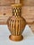 Vintage Boho Handmade Rattan & Ceramic Mixed-Material Vase For Sale - Image 4 of 11