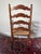 Vintage Tell City/Ethan Allen Style Colonial Early American Ladderback Dining Wooden Armchair, Woven Rush Seat For Sale - Image 11 of 12