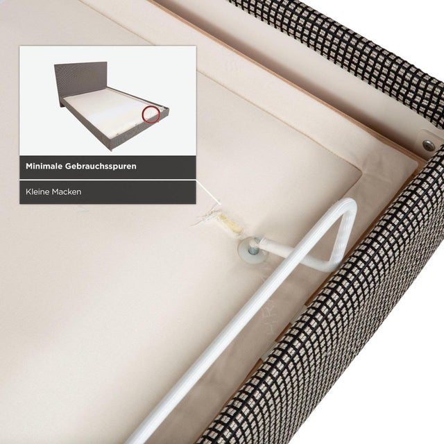 Fabric Bed in Grey from Schramm For Sale - Image 11 of 18