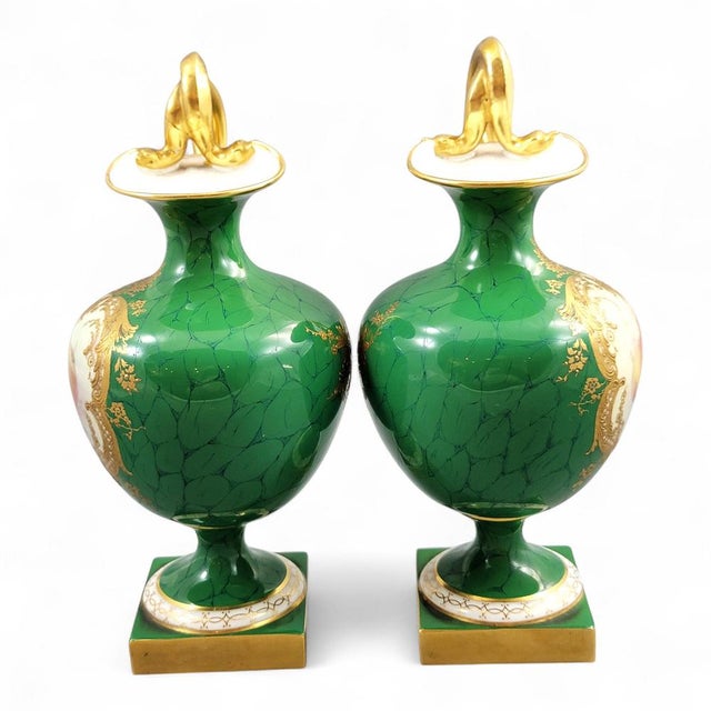 Fallen Fruits Ewers by R. Seabright for Royal Worcester, 1908, Set of 2 For Sale - Image 3 of 18
