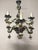 Vintage French Porcelain Flower Chandelier For Sale - Image 9 of 18