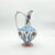 2020s Handmade Ceramic “Aslanagzi” Ewer (20cm) Traditional Lion’s Mouth Spout – Red Tulip & Turquoise Pedestal Pitcher For Sale - Image 5 of 8