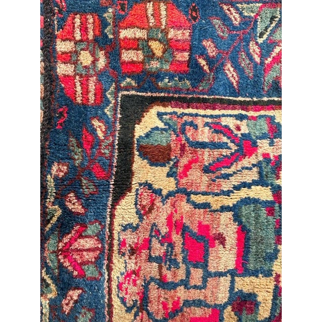 Mid-Century Tribal Afshar Bag Face Rug, 1940s For Sale - Image 3 of 13