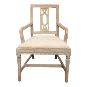 Antique 19th Century Swedish Gustavian Accent Chair