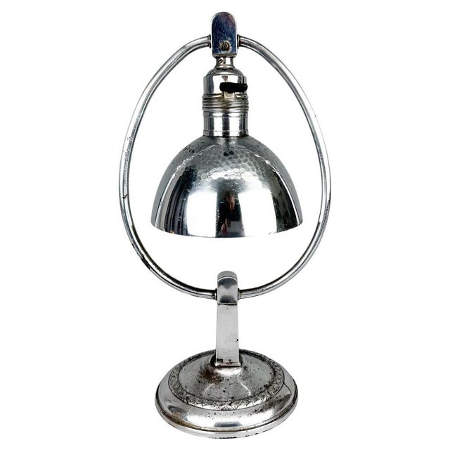 Art Deco Chrome Table Lamp, 1930s For Sale - Image 12 of 12