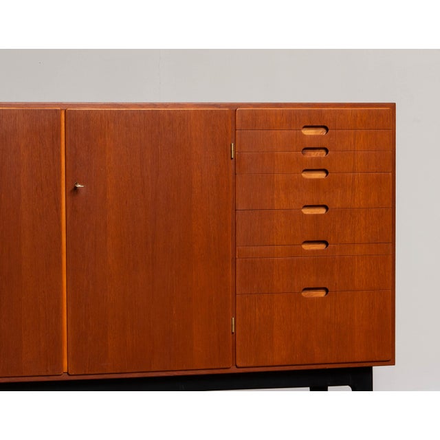 1950s Vintage Teak Credenzas by Kurt Karlsson for Carl Löfving & Söner, 1950s For Sale - Image 5 of 15