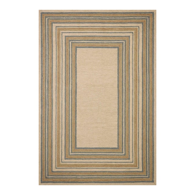 Chris Loves Julia x Loloi Alfie Natural / Multi 8'-6" x 11'-6" Area Rug For Sale