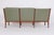 Green Danish Three-Seater Sofa in Mahogany and Wool Fabric by Ole Wanscher for Poul Jeppesens Møbelfabrik, 1960s For Sale - Image 8 of 13
