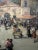 Paper Valter, Busy Market Place, Oil on Canvas & Cardboard, 1890s-1910s, Framed For Sale - Image 7 of 11