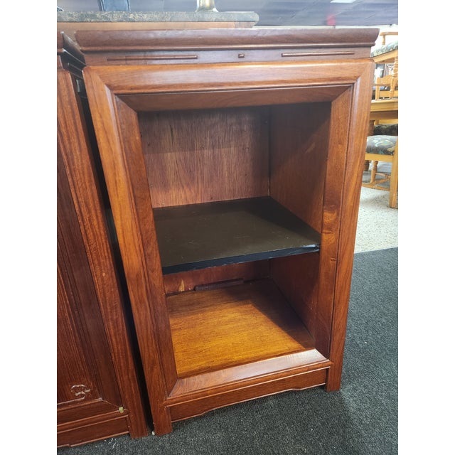 1960's George Zee Rosewood Oriental Style Stereo Cabinet For Sale - Image 13 of 17