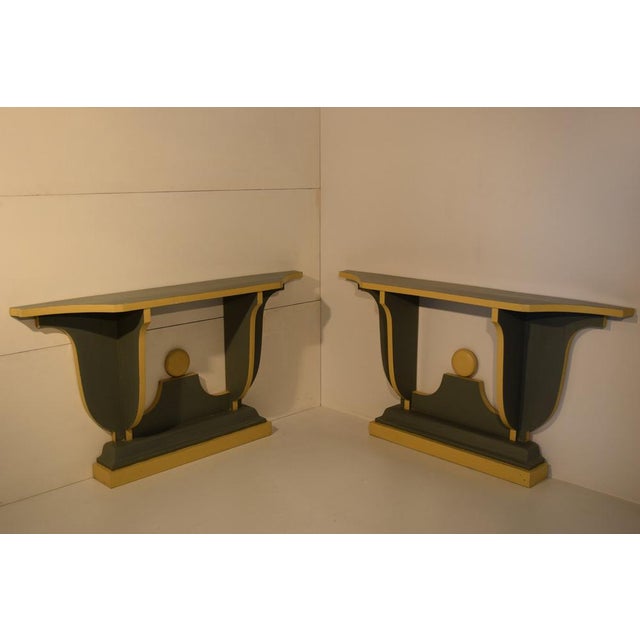 1920s Consoles, Italy, 1920s, Set of 2 For Sale - Image 5 of 5