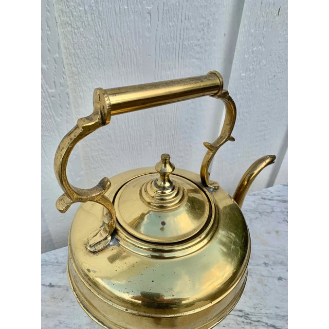 19th Century Brass Kettle For Sale - Image 9 of 12