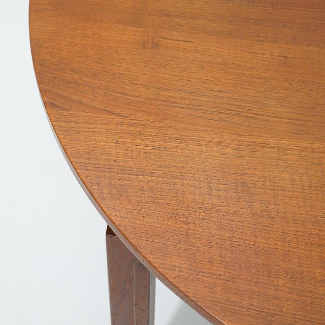 Extendable Round Table by Inge Klingeberg for France & Son, 1960s For Sale - Image 12 of 18