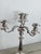 Magnificent three-branch, four-light candelabra from the French silversmith Christofle. This large candelabra, dating from...