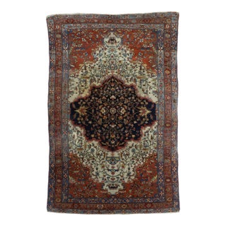 Fine Antique Persian Farahan Sarouk Rug 6’3” X 10’0" For Sale