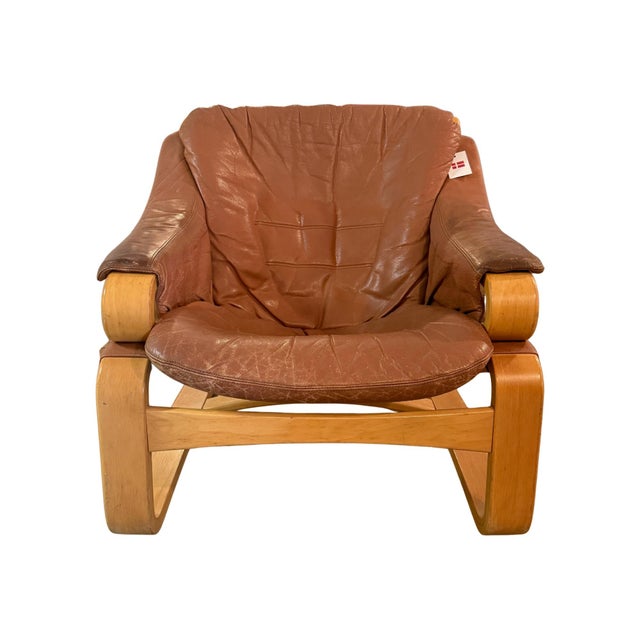 Mid-Century Modern Mid 20th Century Danish Apollo Chair Attributed to Svend Skipper For Sale - Image 3 of 4